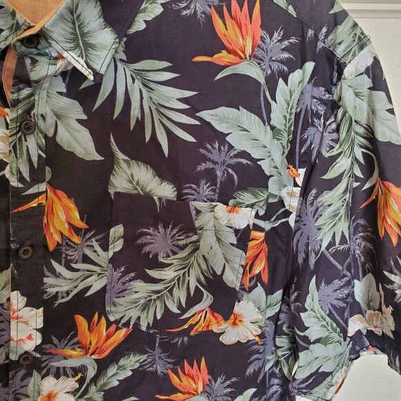 7 Diamonds Men's Short Sleeve Button Shirt Floral Classic Fit Sz 3XL Multicolor - Picture 6 of 16